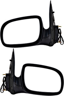 1997-1998 Pontiac Trans Sport Side View Door Mirror , Power Glass , Non-Heated , Paintable - Driver and Passenger Side