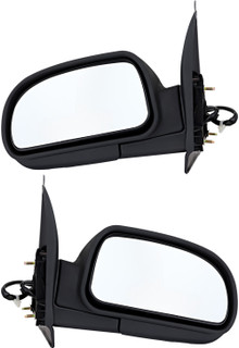 2002-2006 Chevrolet Trailblazer Side View Door Mirror , Power Glass , Heated , Textured - Driver and Passenger Side