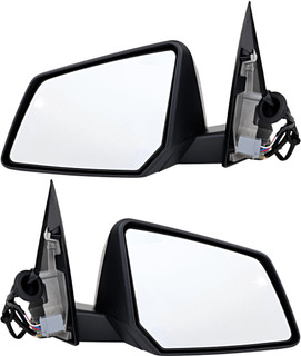 2009-2017 Chevrolet Traverse Side View Door Mirror , Power Glass , Non-Heated , Textured - Driver and Passenger Side