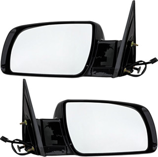 1992-2000 Chevrolet Tahoe Side View Door Mirror , Power Glass , Non-Heated , Gloss - Driver and Passenger Side