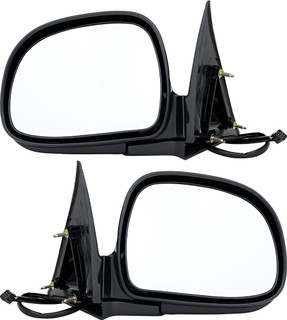 1995-1997 Chevrolet Blazer Side View Door Mirror , Power Glass , Non-Heated , Paintable - Driver and Passenger Side