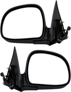 1998-2000 GMC Envoy Side View Door Mirror , Power Glass , Non-Heated , Paintable - Driver and Passenger Side