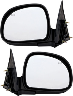 1998 GMC Jimmy Side View Door Mirror , Power Glass , Heated , Paintable - Driver and Passenger Side