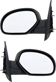 2007-2014 Chevrolet Silverado 1500 Side View Door Mirror , Non-Powered , Non-Heated , Textured , Non-Folding - Driver and Passenger Side