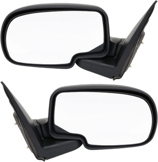 1999-2007 GMC Sierra 1500 Side View Door Mirror , Non-Powered , Non-Heated , Chrome - Driver and Passenger Side