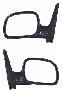 1996-1998 Plymouth Voyager Side View Door Mirror , Power Glass , Non-Heated , Paintable - Driver and Passenger Side