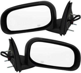 2005-2007 Dodge Dakota Side View Door Mirror , Power Glass , Heated , Textured - Driver and Passenger Side