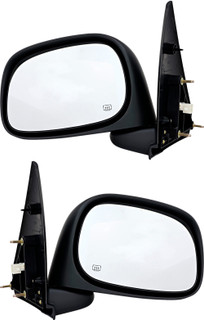 2002-2008 Dodge Ram 1500 Side View Door Mirror , Power Glass , Heated , Textured - Driver and Passenger Side
