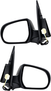 2001-2007 Ford Escape Side View Door Mirror , Power Glass , Non-Heated , Textured - Driver and Passenger Side