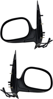 1997-2002 Ford Expedition Side View Door Mirror , Power Glass , Heated , Paintable - Driver and Passenger Side