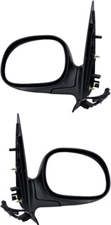 2001 Ford F-150 Side View Door Mirror , Power Glass , Non-Heated , Paintable - Driver and Passenger Side