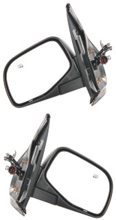 1995-2001 Ford Explorer Side View Door Mirror , Power Glass , Heated , Textured , Puddle Light - Driver and Passenger Side