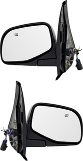 1995-2001 Ford Explorer Side View Door Mirror , Power Glass , Heated , Textured - Driver and Passenger Side
