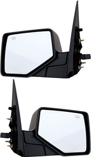 2006-2010 Ford Explorer Side View Door Mirror , Power Glass , Heated , Textured , Puddle Light - Driver and Passenger Side