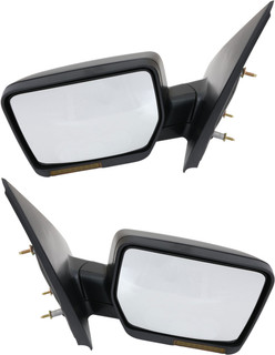 2007-2008 Ford F-150 Side View Door Mirror , Power Glass , Heated , Textured , Turn Signal - Driver and Passenger Side