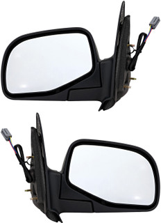 1998-2005 Mazda B2500 Side View Door Mirror , Power Glass , Non-Heated , Textured - Driver and Passenger Side