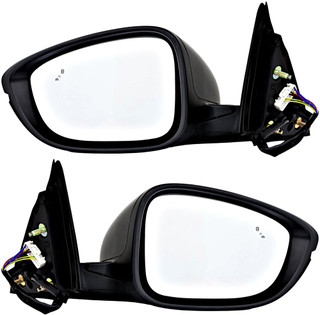 2018-2020 Honda Accord Sedan EX-L/Touring Side View Door Mirror , Power Glass , Heated , Paintable , Turn Signal , Blind Spot Detection - Driver and Passenger Side