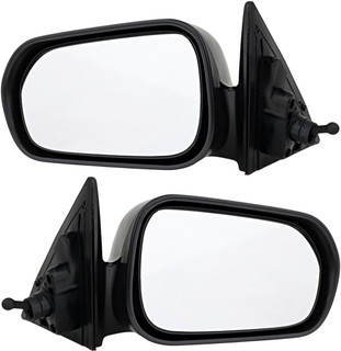 1998-1999 Honda Accord Sedan Side View Door Mirror , Manual Remote , Non-Heated , Gloss - Driver and Passenger Side
