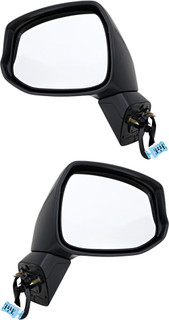 2012 Honda Civic Side View Door Mirror , Power Glass , Heated , Textured - Driver and Passenger Side