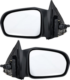 2001-2005 Honda Civic Coupe Side View Door Mirror , Manual Remote , Non-Heated , Textured - Driver and Passenger Side
