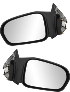 2001-2005 Honda Civic Coupe Side View Door Mirror , Power Glass , Non-Heated , Textured - Driver and Passenger Side