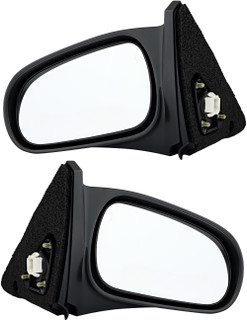 1996-2000 Honda Civic Coupe Side View Door Mirror , Power Glass , Non-Heated , Textured - Driver and Passenger Side
