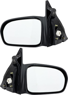 2001-2005 Honda Civic Sedan Side View Door Mirror , Power Glass , Non-Heated , Textured - Driver and Passenger Side