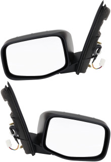 2011-2013 Honda Odyssey LX Side View Door Mirror , Power Glass , Non-Heated , Textured - Driver and Passenger Side