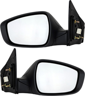 2011-2013 Hyundai Elantra Side View Door Mirror , Power Glass , Heated , Paintable - Driver and Passenger Side