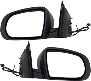 2014-2018 Jeep Cherokee Side View Door Mirror , Power Glass , Non-Heated , Paintable - Driver and Passenger Side