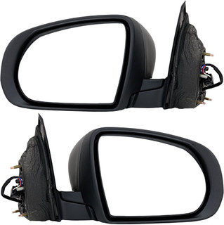 2014-2019 Jeep Cherokee Side View Door Mirror , Power Glass , Non-Heated , Textured - Driver and Passenger Side