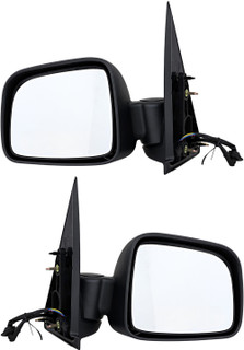 2002-2007 Jeep Liberty Side View Door Mirror , Power Glass , Non-Heated , Textured - Driver and Passenger Side