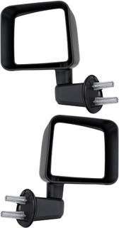 2007-2010 Jeep Wrangler Side View Door Mirror , Non-Powered , Non-Heated , Textured - Driver and Passenger Side