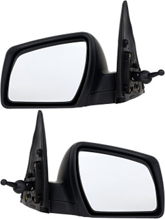 2010-2011 Kia Soul Side View Door Mirror , Manual Remote , Non-Heated , Paintable - Driver and Passenger Side
