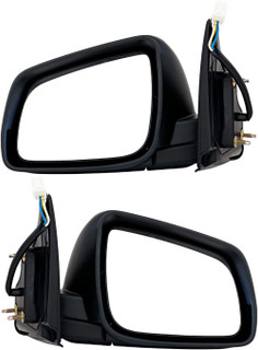 2008-2014 Mitsubishi Lancer Evolution Side View Door Mirror , Power Glass , Non-Heated , Textured - Driver and Passenger Side