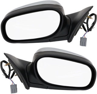 2003-2008 Mercury Grand Marquis Side View Door Mirror , Power Glass , Non-Heated , Chrome - Driver and Passenger Side