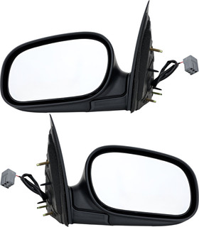 1998-2001/2003-2008 Ford Crown Victoria Side View Door Mirror , Power Glass , Non-Heated , Paintable - Driver and Passenger Side