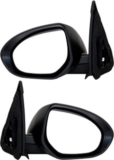 2010-2013 Mazda 3 Side View Door Mirror , Power Glass , Heated , Paintable - Driver and Passenger Side