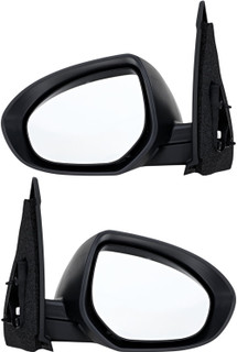 2010-2013 Mazda 3 Side View Door Mirror , Power Glass , Heated , Paintable , Turn Signal - Driver and Passenger Side