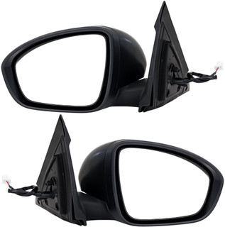 2019-2021 Nissan Altima Side View Door Mirror , Power Glass , Non-Heated , Paintable - Driver and Passenger Side