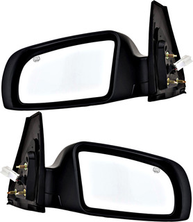2008-2012 Nissan Altima Coupe Side View Door Mirror , Power Glass , Heated , Paintable , Turn Signal - Driver and Passenger Side