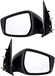 2015-2019 Nissan Versa Sedan Side View Door Mirror , Power Glass , Non-Heated , Paintable - Driver and Passenger Side