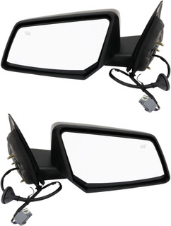 2008 GMC Acadia Side View Door Mirror , Power Glass , Heated , Textured - Driver and Passenger Side