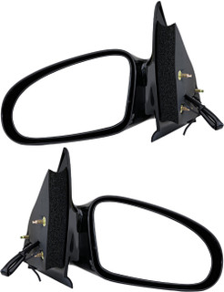 1996-1999 Saturn SW1 Side View Door Mirror , Power Glass , Non-Heated , Gloss - Driver and Passenger Side