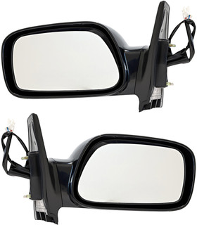 2003-2008 Toyota Corolla CE,LE,S,XRS Side View Door Mirror , Power Glass , Non-Heated , Paintable - Driver and Passenger Side