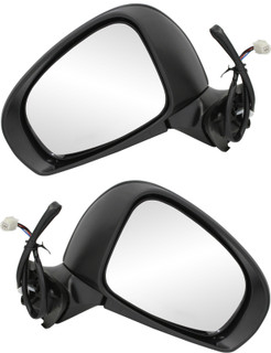 2010-2015 Toyota Prius Side View Door Mirror , Power Glass , Heated , Paintable - Driver and Passenger Side