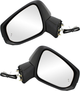 2019-2021 Toyota RAV4 Side View Door Mirror , Power Glass , Heated , Paintable , Blind Spot Detection , Puddle Light - Driver and Passenger Side
