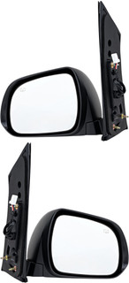 2011-2012 Toyota Sienna Side View Door Mirror , Power Glass , Heated , Textured - Driver and Passenger Side