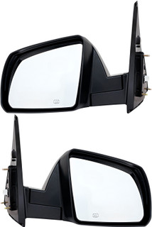 2014-2018 Toyota Tundra Side View Door Mirror , Power Glass , Heated , Chrome - Driver and Passenger Side
