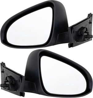 2012-2014 Toyota Yaris Hatchback Side View Door Mirror , Non-Powered , Non-Heated , Textured - Driver and Passenger Side